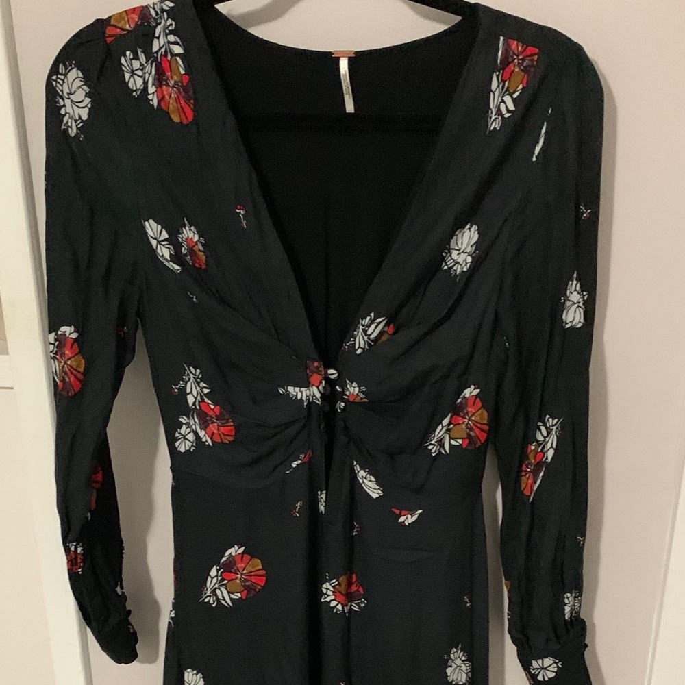 Free people floral long dress